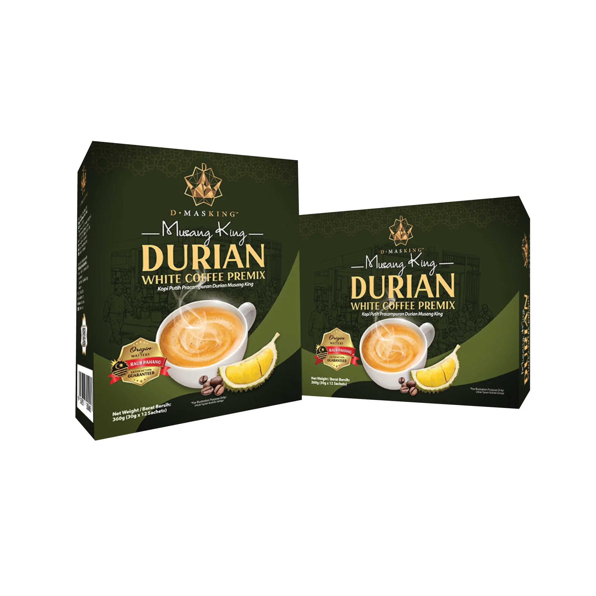 D Masking Musang King White Coffee 250g